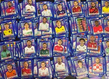 Panini World Cup Qatar 2022 BLUE Parallel Stickers YOU PICK (POL - CAN)