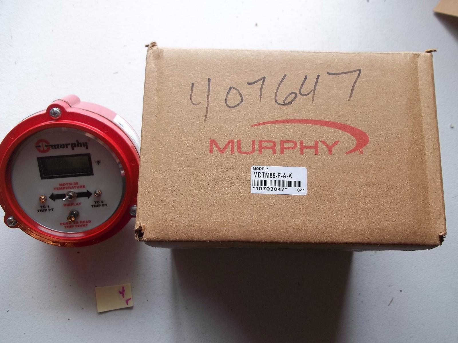 NEW IN BOX MURPHY PRESSURE SWITCH GAGE GAUGE MDTM89FAK 4002000 F