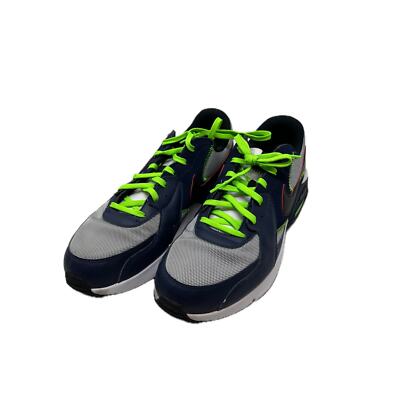 Nike Air Max Excee Blackened Blue Mens 11 RARE? Nike Air Max Excee Blackened Blue Neon Green Sz 10.5  main image 3