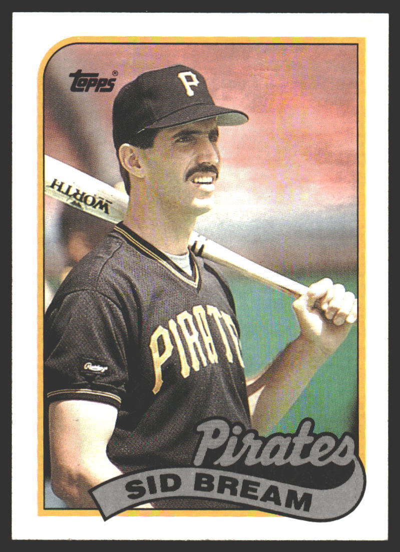 Sid Bream #126 1989 Topps Pittsburgh Pirates