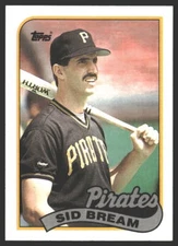 Sid Bream #126 1989 Topps Pittsburgh Pirates