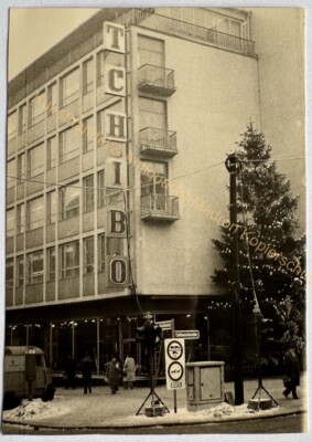 orig. Foto Berlin Mitte 1963 Tchibo Geschäft Laden