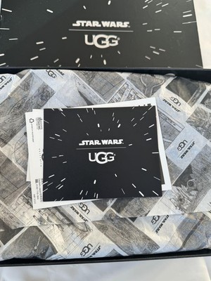 UGG Star Wars Limited Edition Boots Black Leather Size 9 | eBay 
