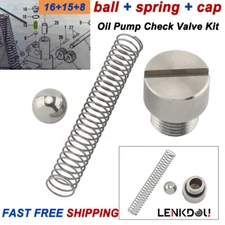 Oil Pump Check Valve Kit For Harley Big Twin Shovelhead Evolution FL FX EVO 81+