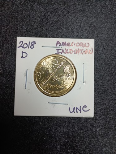 2018 D American innovation Dollar -Uncirculated- From US Mint Bag