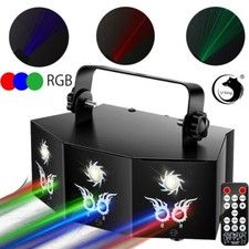 Laser Projektor Bühnenlicht 9-EYE RGB DMX Disco Strobe Beam Party DJ Lichteffekt
