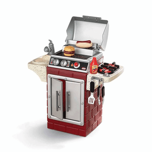 Little-Tikes-Play-Pretend-Kids-Backyard-Barbecue-Get-Out-039-n-039-Grill-BBQ-Toy-Set