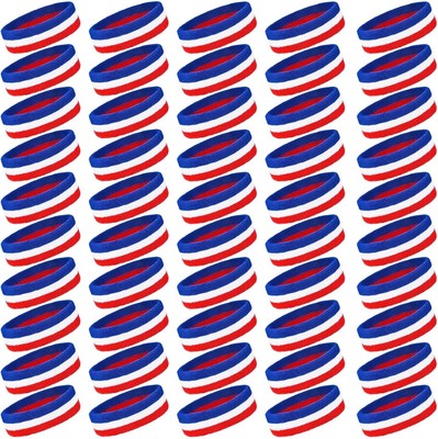 Fashionable 60 Pcs Sweatbands for Sports | High Elasticity & Comfort Headbands