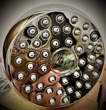 WASSA High Pressure Shower Head 3 Inch Shower Head -Chrome Finish NEW NIB