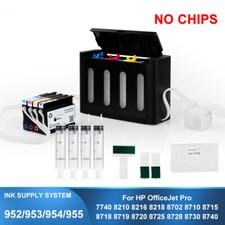 For HP 952 953 954 955 952X 953X 954X 955X CISS For HP 7740 8210 8710 8730 8740