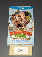 Donkey Kong Country Tropical Breeze Wii U  MANUAL ONLY 