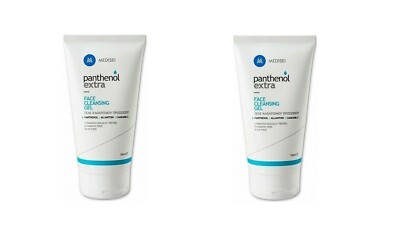 Panthenol Extra Face Cleansing Gel Cleans and Cools the Skin150mlx2 NEW-FAST SHI