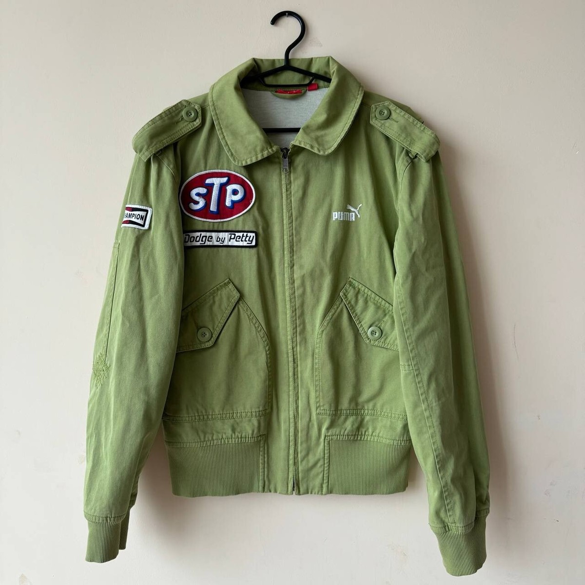 RARE dodge by RICHARD PETTY STP PUMA racing nascar jacket 