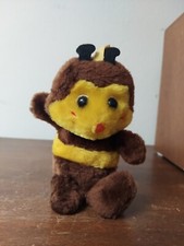 Vtg 1980 Dakin Buzzbee Beanbag Bumble Bee Plush Stuffed Honey Bee 7" Tall GUC