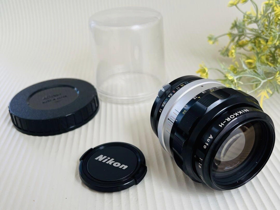 Near MINT w/ Case] Nikon Nikkor-H Auto 85mm F1.8 MF Non-Ai
