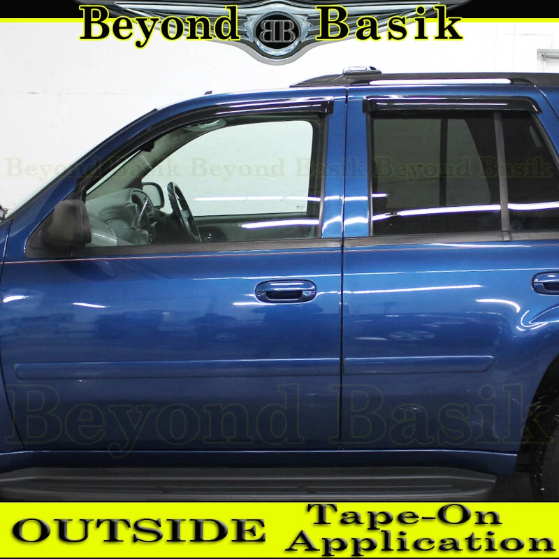 Chevy Trailblazer GMC Envoy 2002-2007 2008 2009 humo puerta ventilación ventana viseras Foto 2 de 2