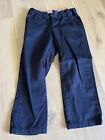 Girls Gap Kids Dress Uniform Pants Navy Blue Size 4 Regular Adjustable Waist