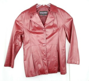 wilson red leather jacket
