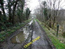 Photo 6x4 A muddy lane, Drumlegagh Bellway Heading ESE c2014