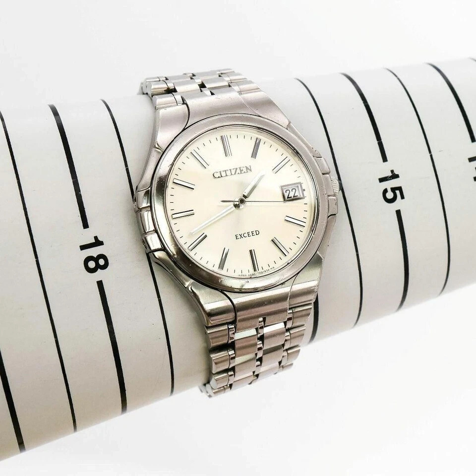 電池交換済 シチズン エクシード A690-T001220 デュラテクト 美品 電池交換済 シチズン エクシード A690-T001220 デュラテクト 美品