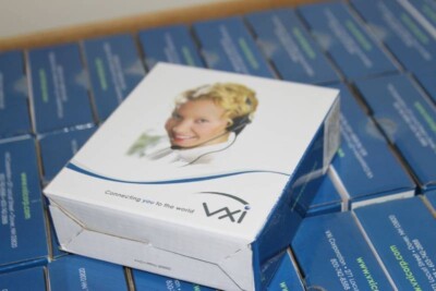 VXi 202768 Passport 21V Over-the-Head Binaural Headsets with Microphone ...