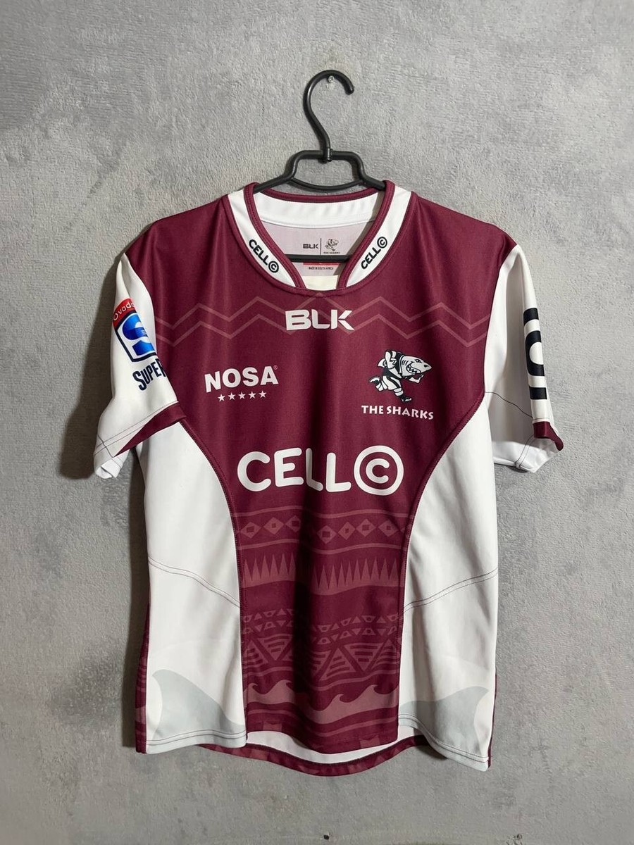 Maillot The Sharks 2014 Home Rugby Union BLK taille XL