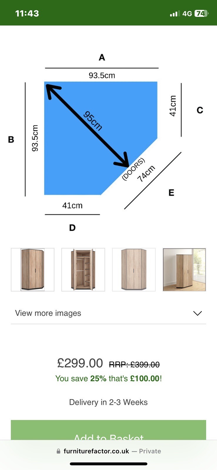 Corner wardrobe eBay