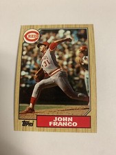 1987 Topps John Franco Cincinnati Reds