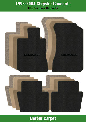 Lloyd Berber Front & Rear Carpet Mats for '98-04 Chrysler Concorde w/Chrysler 1