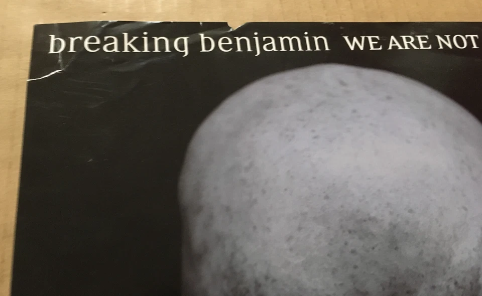BREAKING BENJAMIN Raro PÓSTER PROMOCIONAL 2004 CD 11x17 EE. UU. NUNCA EXHIBIDO Foto 2 de 3