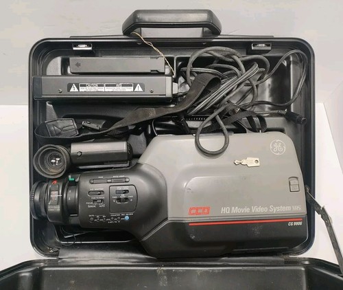 GE VHS CG9906 Camcorder Recorder HQ Movie Video System/Charger FOR PARTS