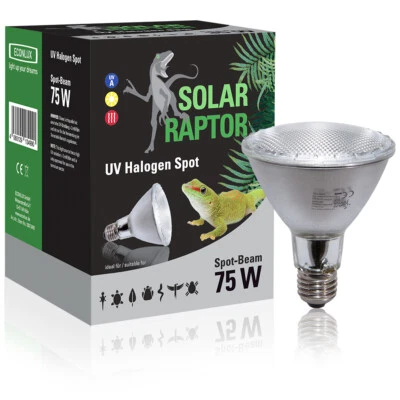 ECONLUX SolarRaptor UV Halogen Spot 75W PAR30 - Terrarien UV Beleuchtung