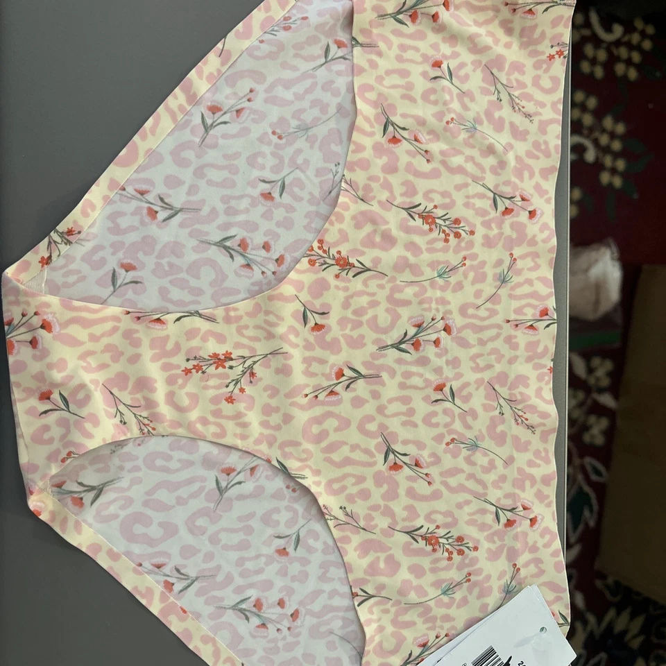 Panty Honeydew Hipster Mediano Flores Estampado Animal Nuevo Con Etiquetas Foto 2 de 4