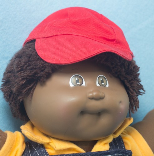 Vintage 1984 African American Cabbage Patch Boy Doll w Tag & Original Clothes - Picture 3 of 9