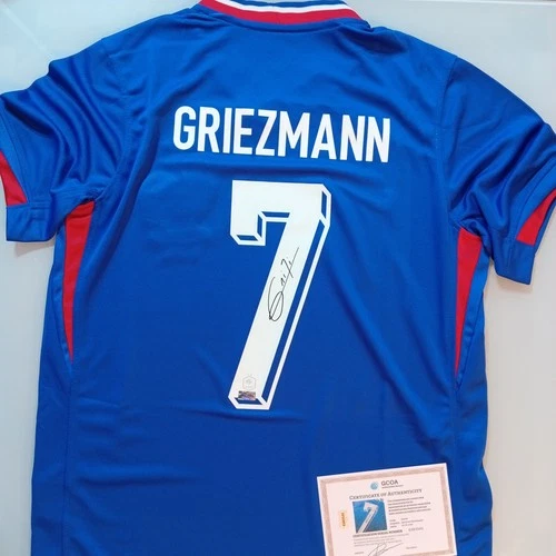 ANTOINE GRIEZMANN Signed Autographed Team France Soccer Jersey COA
