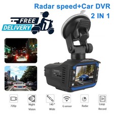 2IN1 Anti Radar Laser Police Detector Speed Car DVR Recorder Dash Camera Night