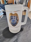 Frosted glass beer stein official insigna of the Midland Texas Police — photo 3
