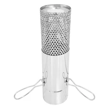 Wood Stove Pipe 2.36" Spark Arrestor Stovepipe Rain Cap Stainless Steel Chimney