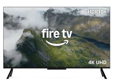 Amazon Fire TV 4-Series 55'' 4K UHD LED Smart TV Voice Interaction, HDMI, Black