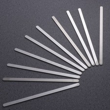 5Pcs Silver Stainless Steel Bracelet Blanks for DIY Jewelry Durable Craft Use