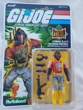 Super7 ReAction  G.I.JOE ARAH 3.75 Cobra B.A.T. Python Patrol Target Exclusive