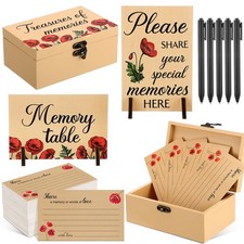 112 Pcs Celebration of Life Memory Cards Set Share a Memory Cards with Box 2 ...