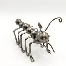 Recycled Metal Caterpillar Sculpture - Unique Garden & Home Decor Gift