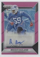 2016 Panini Prizm Rookie Auto Pink Prizm Reggie Ragland #RA-RRL Auto fm0