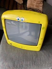 Nickelodeon SpongeBob SquarePants 13" CRT TV Model SB314 - Working Cond  Remote
