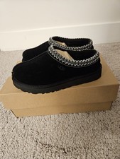 UGG Tazz Women's Platform Slippers - Black, 6 US