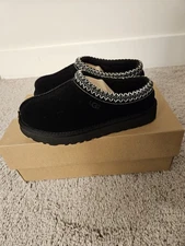 UGG Tazz Women's Platform Slippers - Black, 6 US