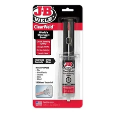 JB Weld 50114 ClearWeld Quick Setting Epoxy, Clear 0.47 oz.