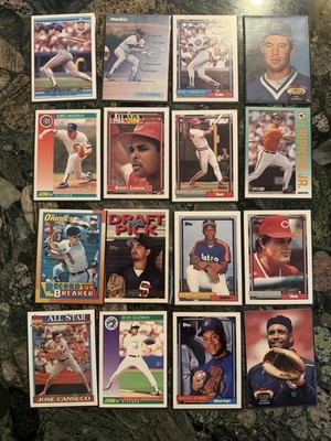 Assorted baseball cards. Topps, Fleers, Upper deck, HOF Players      