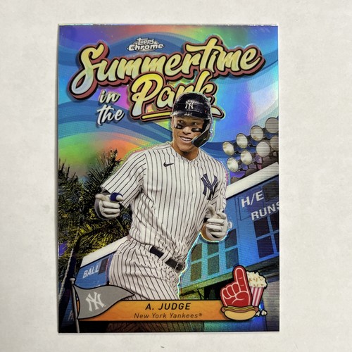 Aaron Judge #SITP-3 2024 Topps Chrome Summertime in the Park card